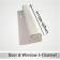 Kültéri PVC-WPC koextrudált falburkolati J-profil (4m/db)